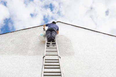 Peinture extérieure à Camembert — façades et ravalement
